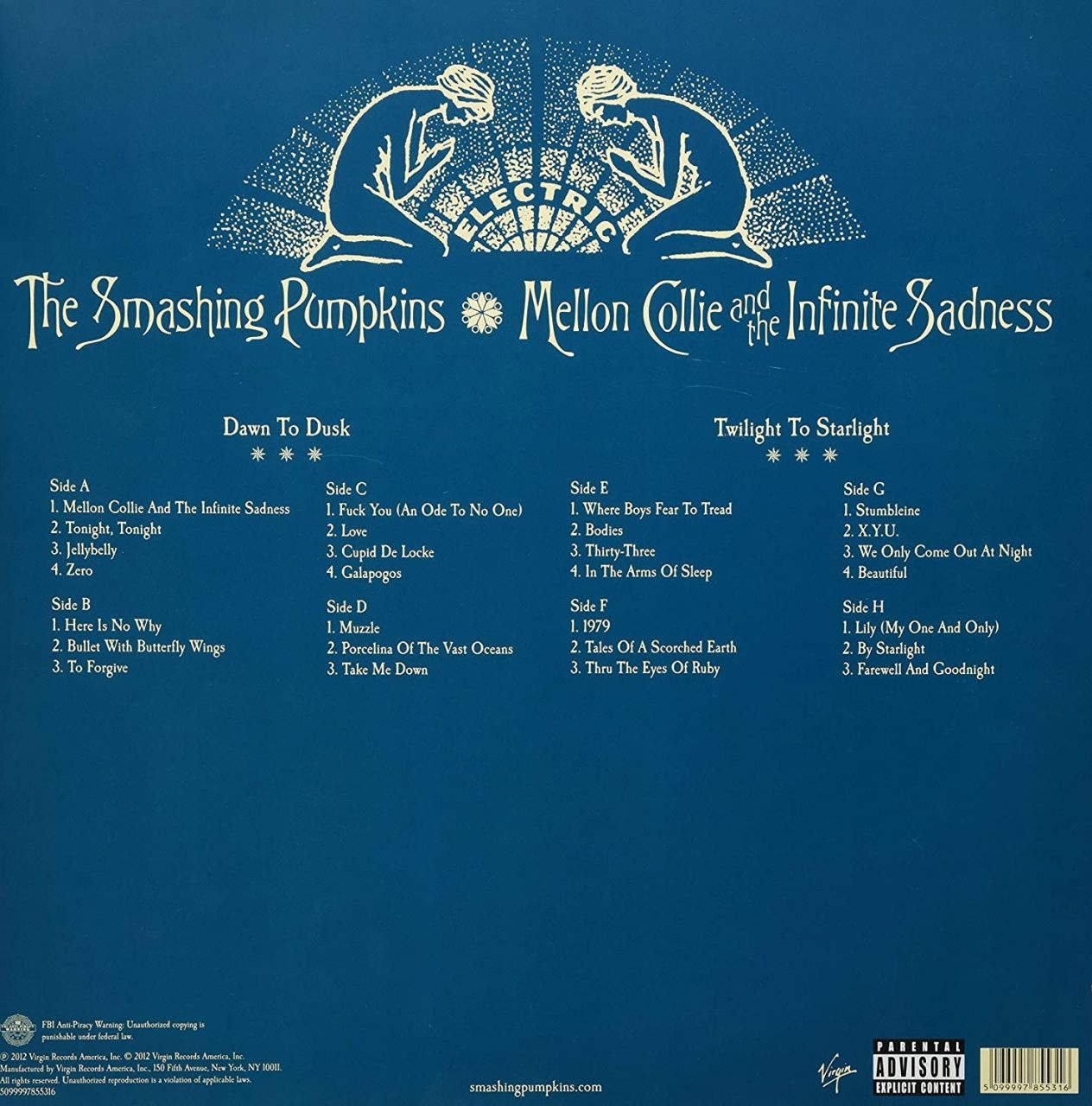 The Smashing Pumpkins ‎– Mellon Collie And The Infinite Sadness 4x