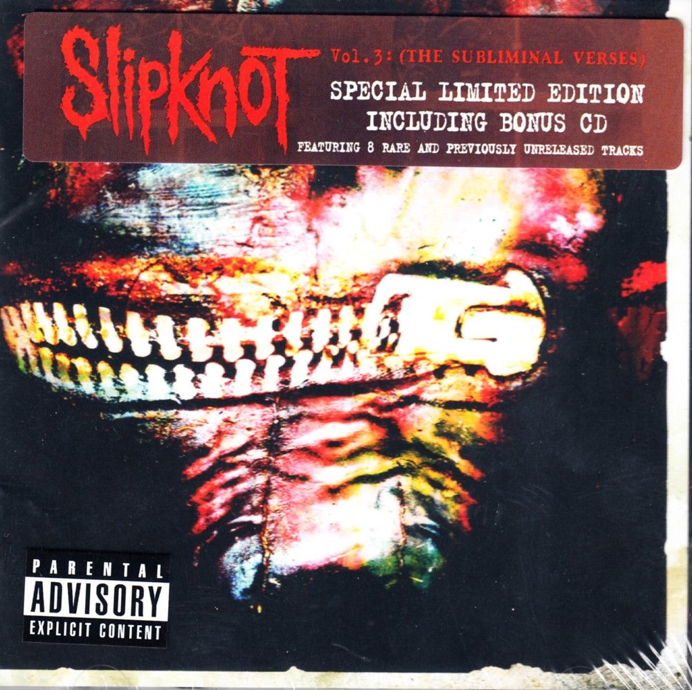 SLIPKNOT: VOL.3 (THE SUBLIMINAL VERSES) (SPECIAL LIMITED 2CD) - Harrisons  Records